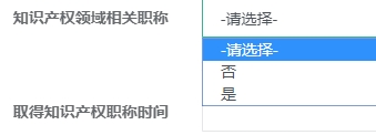 知識產(chǎn)權(quán)領域證書