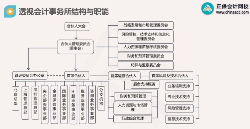會計(jì)事務(wù)所結(jié)構(gòu)與職能示例