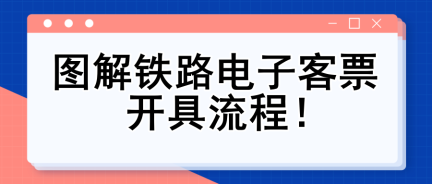 圖解鐵路電子客票開具流程！