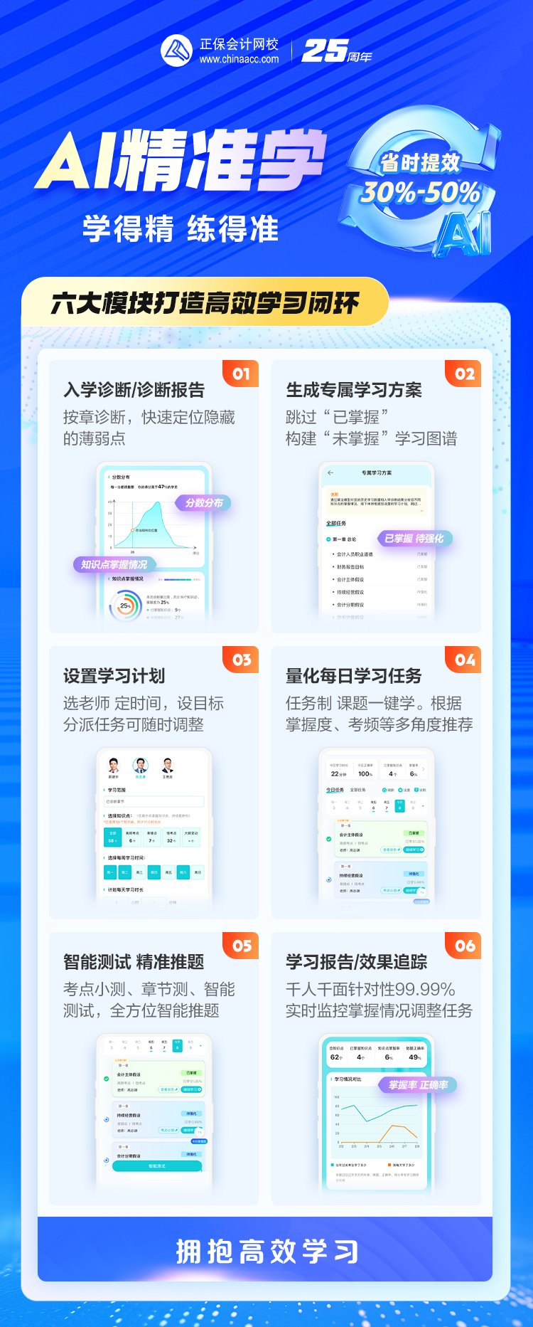 正保會(huì)計(jì)網(wǎng)校AI精準(zhǔn)學(xué)重磅上線！中注稅開啟高效學(xué)習(xí)新體驗(yàn)~