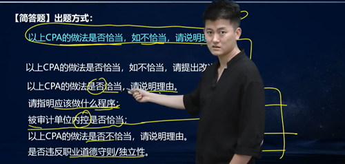 簡(jiǎn)答題出題方式