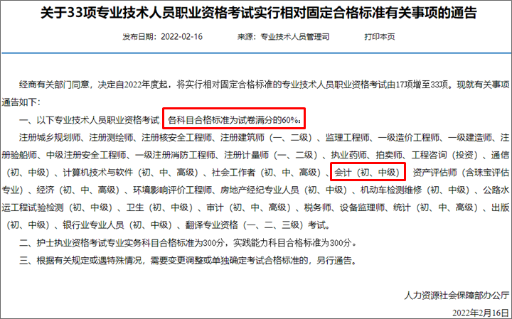 60分即合格！初級會計考試合格線是多少？2024年還會有變化嗎？